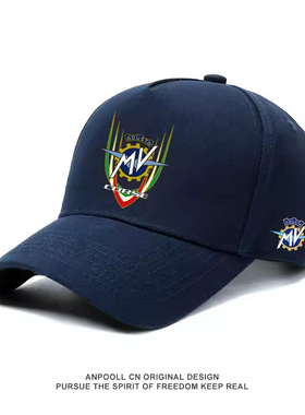 Agusta奥古斯塔摩托车MV机车周边骑行装备男大头围棒球帽子鸭舌帽