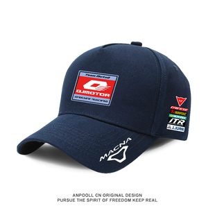 钱江QJMOTOR摩托车比赛车MOTOGP户外棒球帽运动鸭舌帽子机车休闲