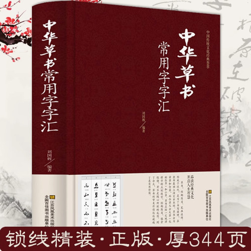 精装 中华草书大字典常用字字汇中国传统文化经典荟萃含孙过庭智永怀素王羲之黄庭坚米芾虞世南王铎傅山文天祥等偏旁部首查询书籍