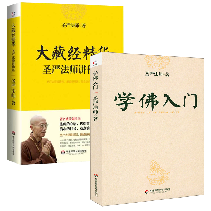 2册大藏经精华：圣严法师讲佛经