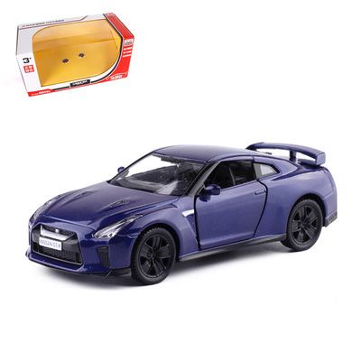 [盒装]马珂垯1:36 NISSAN GTR R35车模型车门可开儿童玩具554033