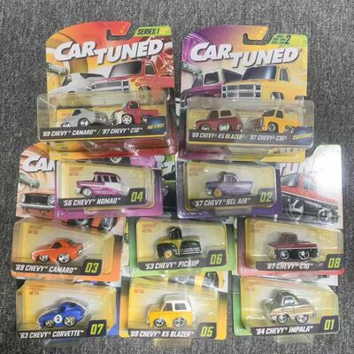 美国MGA CAR TUNED飞驰合金车橡胶轮胎跑车儿童收藏玩具小车