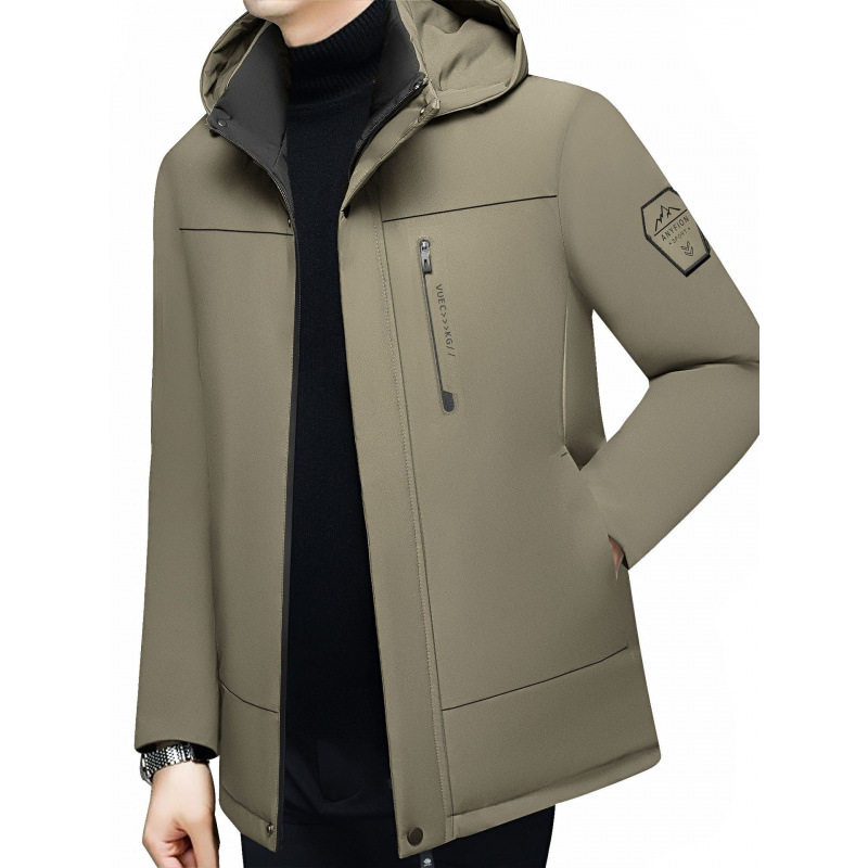 绅骑正品新款爸爸装棉服男士短款棉衣