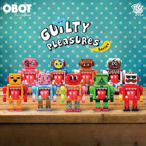 ZCWO OBOT机器人美味诱罪盲盒潮玩具可爱诱办机器人手办摆件