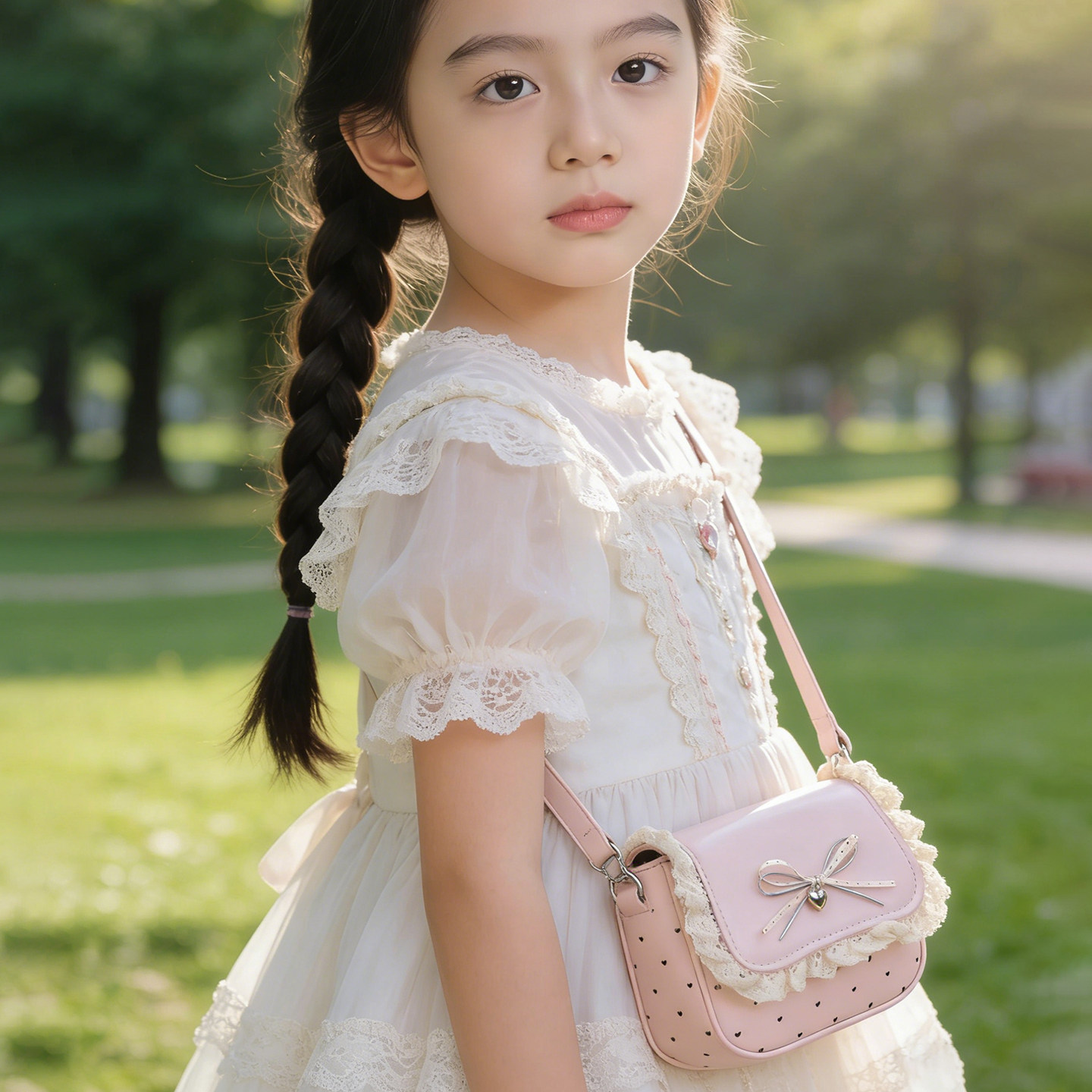 儿童斜挎包女孩小包包女童可爱外出童背包女学生挎包2026新款洋气