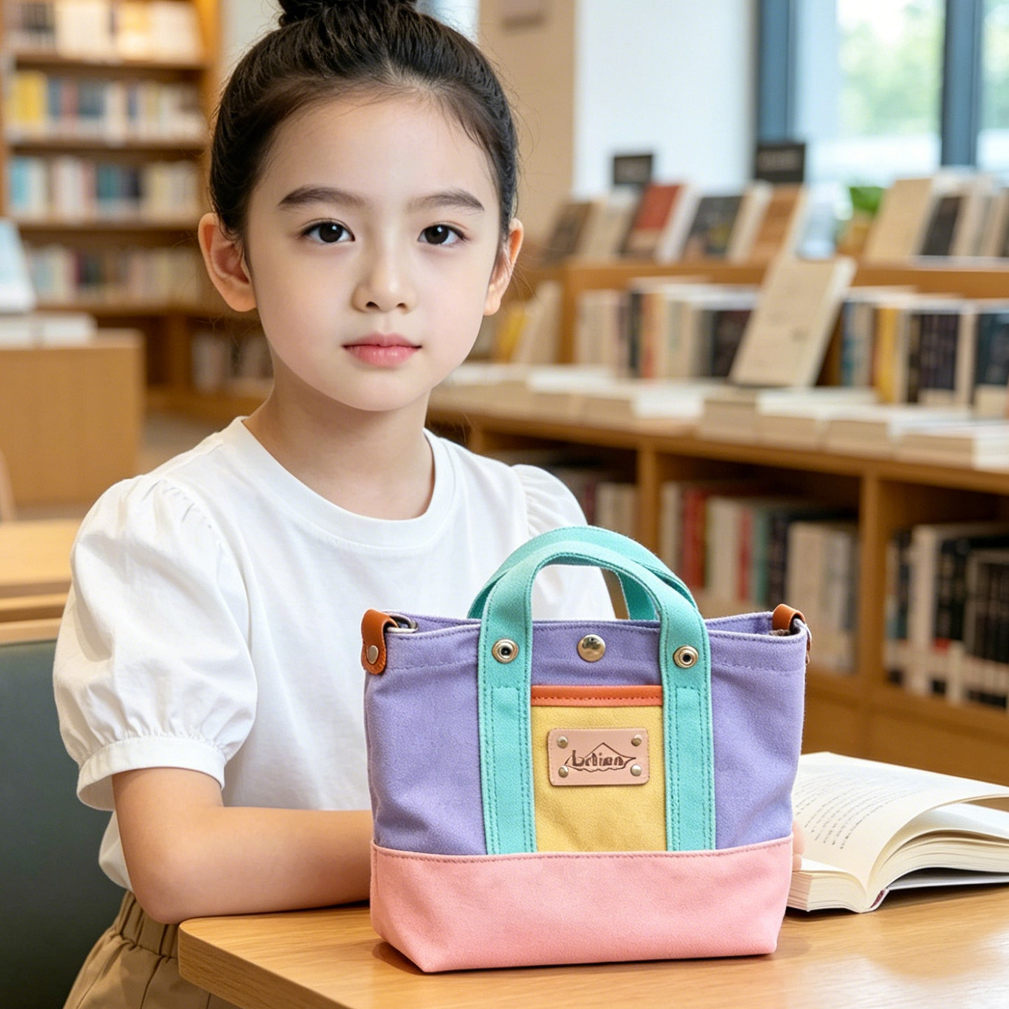 儿童手提包女孩洋气可爱外出小拎包公主小包包女童零食上学专用
