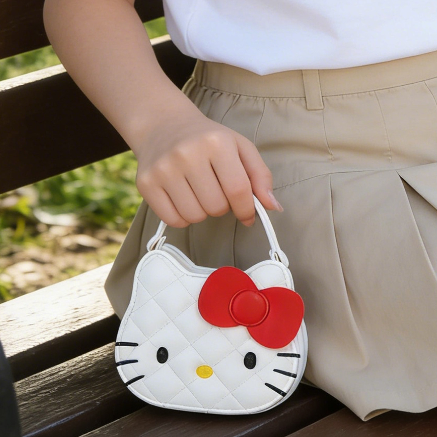 儿童卡通KT猫咪可爱斜挎包女迷你手拎包少女风小女孩子时尚单肩包