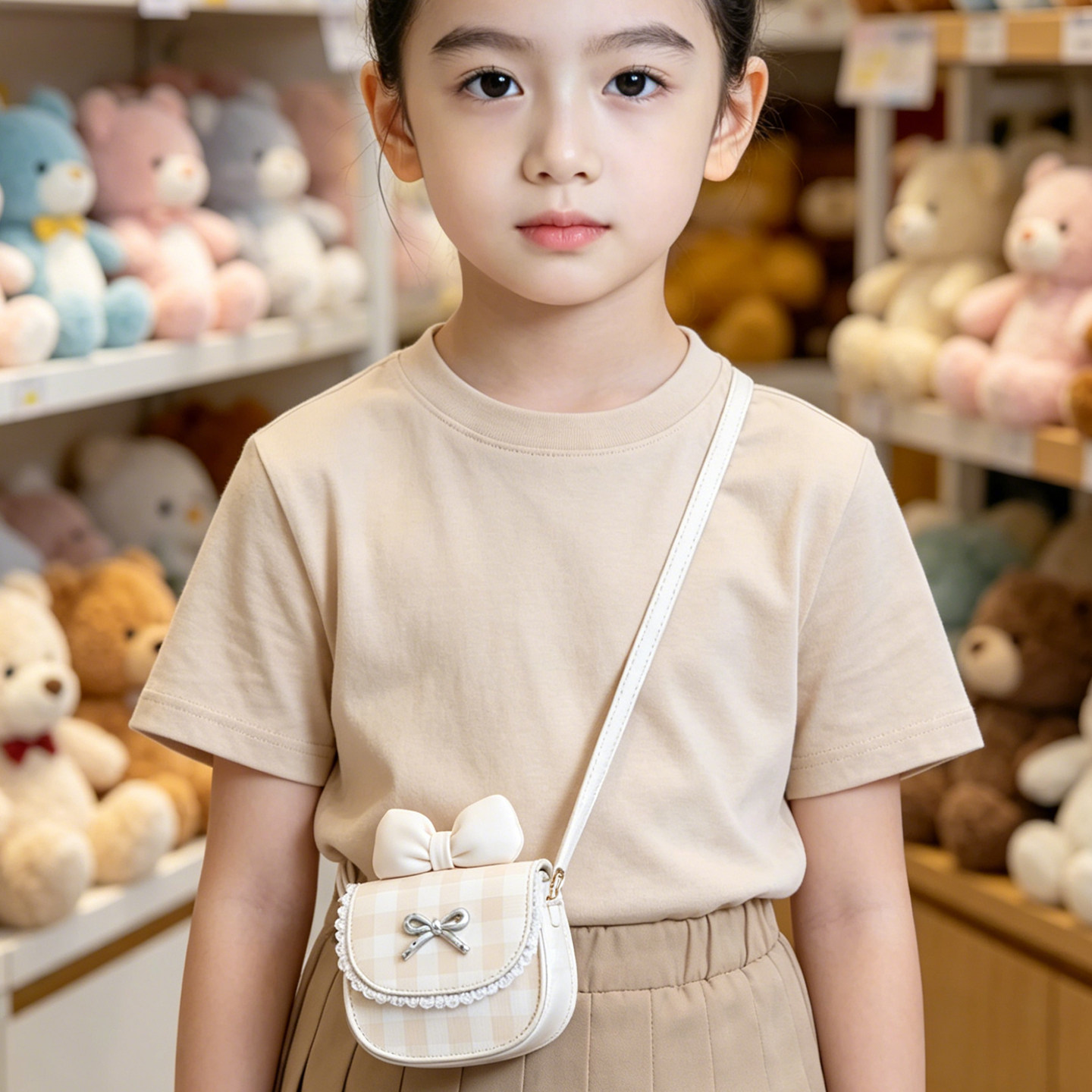 儿童斜挎包女孩洋气小包包可爱时尚女童背包外出旅游2026新款单肩