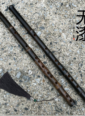 紫竹笛G/F/E/D/C调紫竹笛子初学生精制考级专业演奏一节陈情笛子