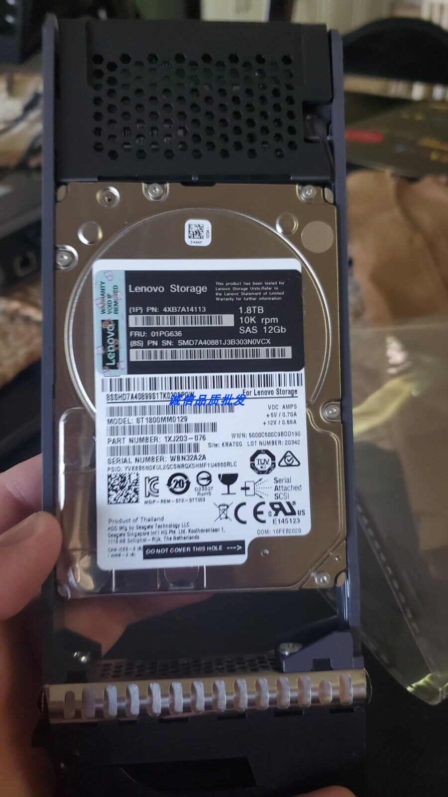 联想 ThinkSystem DE2000H DE4000H 01PG636 4XB7A14113硬盘 1.8T 电玩/配件/游戏/攻略 其他配件 原图主图