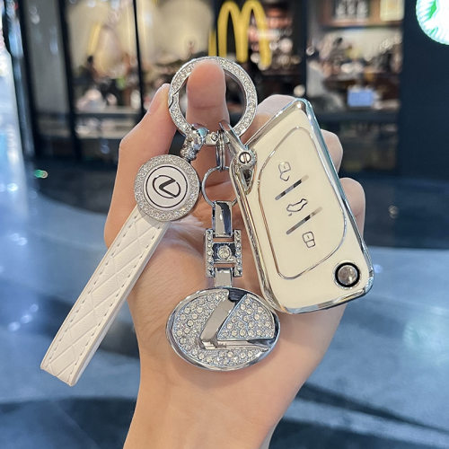 适用雷克萨斯钥匙套改装后配KD子机刀锋折叠钥匙包 A30增配钥匙扣