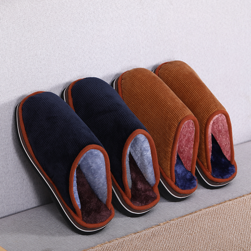 手工棉拖鞋冬季加厚加绒保暖棉鞋