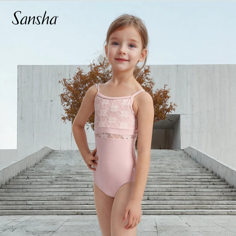 三沙儿童吊带舞蹈服女开裆
