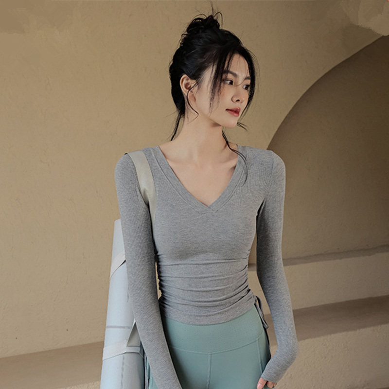 IuIu速干瑜伽上衣女运动训练长袖