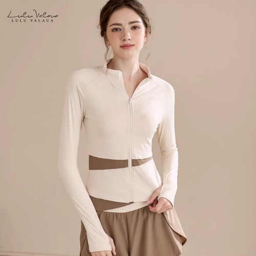 IuIu高级感立领拉链瑜伽服外套女