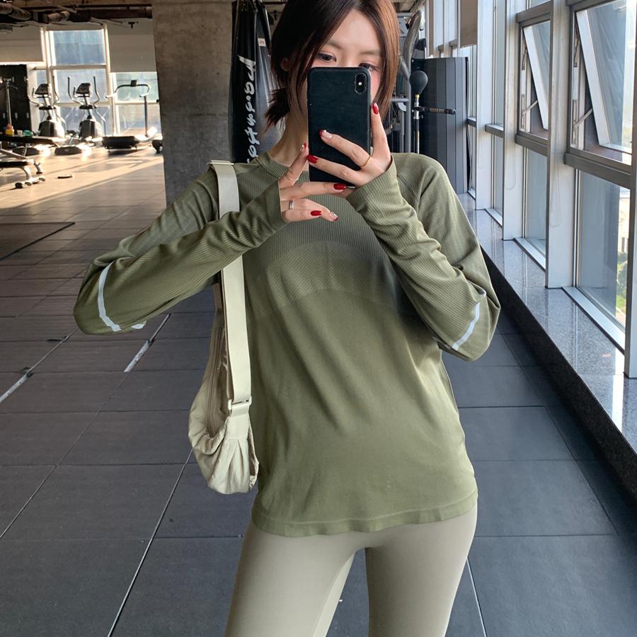 IuIu秋季新款瑜伽服长袖健身上衣