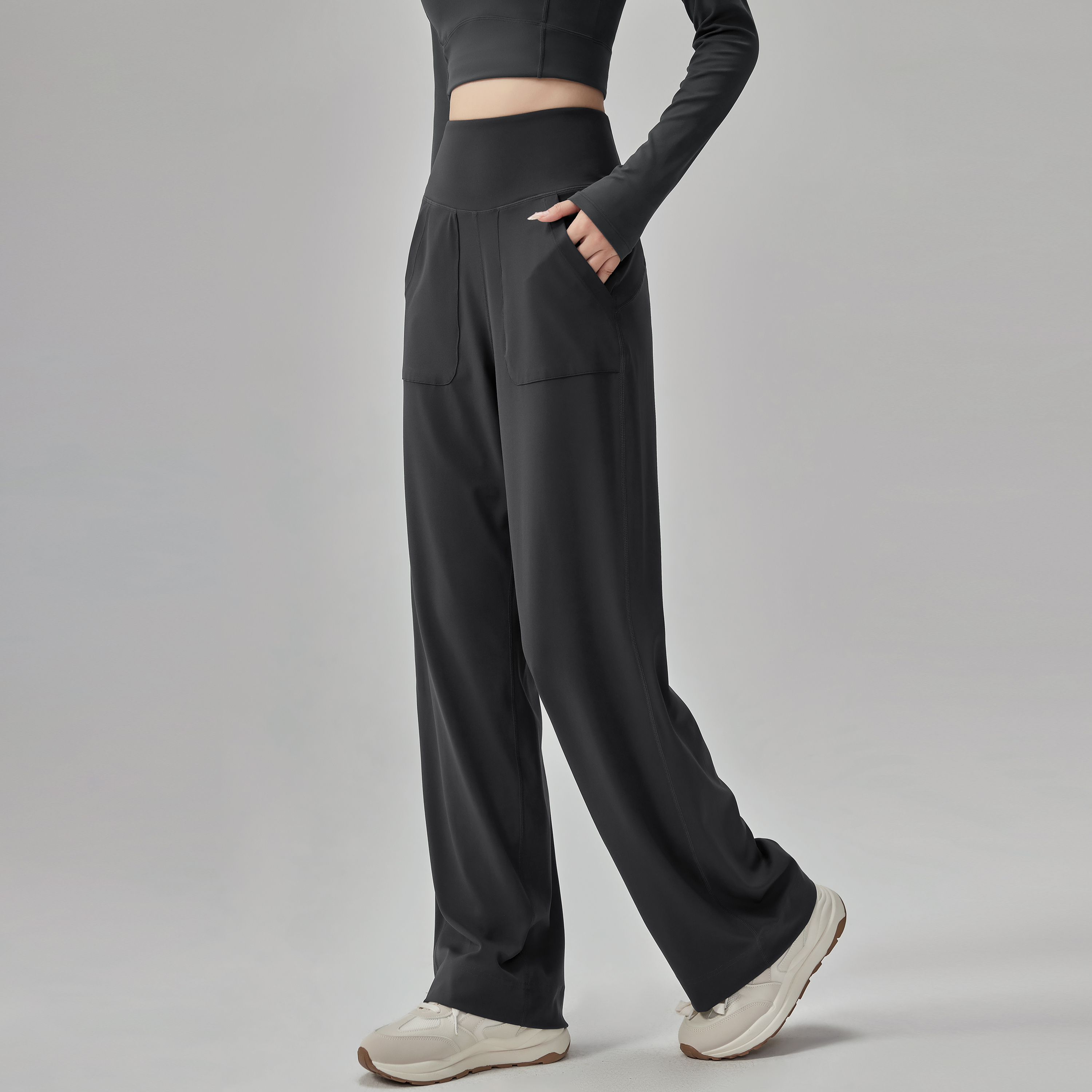 IuIu秋季新款透气运动长裤健身裤