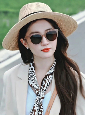刘亦菲同款丝巾 棋盘格子真丝方巾100%桑蚕丝围巾去有风的地方