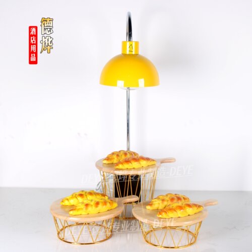 自助披萨木托盘牛排板食品保温灯