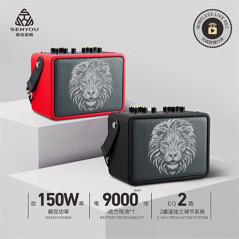 森优S6PRO音箱户外乐器直播k歌路演内录电吹管萨克斯唱歌音响