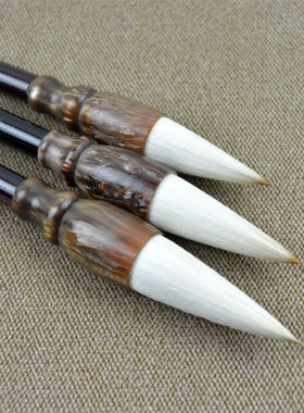 狼毫兼毫毛笔 大提斗笔 对联 写意山水 文房四宝用品