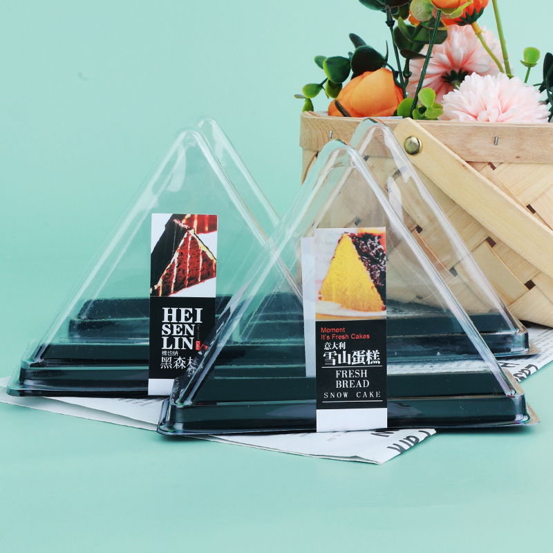 三角形食品意大利雪山蛋糕盒