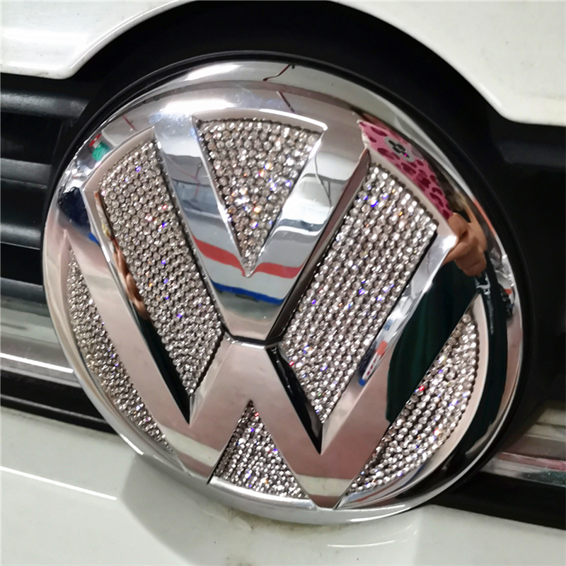 大众车标速腾宝来cc朗逸装饰贴钻