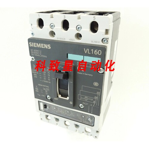 工业配件VL160 断路器3VL2710-2AE36-0AA0 断路器100A VL160H
