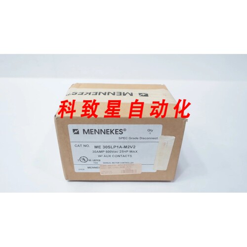 工业配件ME 30SLP1A-M2V2 不熔断电机连接开关30A 600V-AC 3P