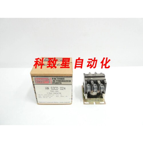 工业配件HN 53CD 024 154-D0H3接触器24V-AC 50A AMP
