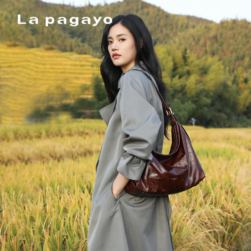 Lapagayo小众设计植鞣牛皮女包