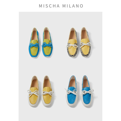 意大利mischa  2026新款乐福鞋女 春秋英伦小皮鞋百搭单鞋一脚蹬