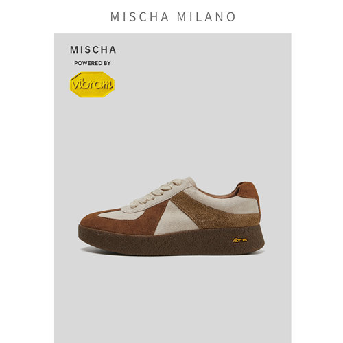 【湿地止滑】MISCHA&VIBRAM 小众设计2026新款德训鞋女舒适休闲鞋
