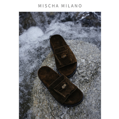 【爱上走路】mischa&vibram超轻防滑配方 金币厚底拖鞋女2026新款