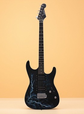 IRIN黑色ST-750闪电吉他摇滚风炫酷高冷声音悦耳优美动听个性独特