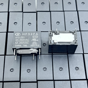 5脚 12VDC HF32FA 继电器 ZS1 一开一闭原装 现货HF32FA 012