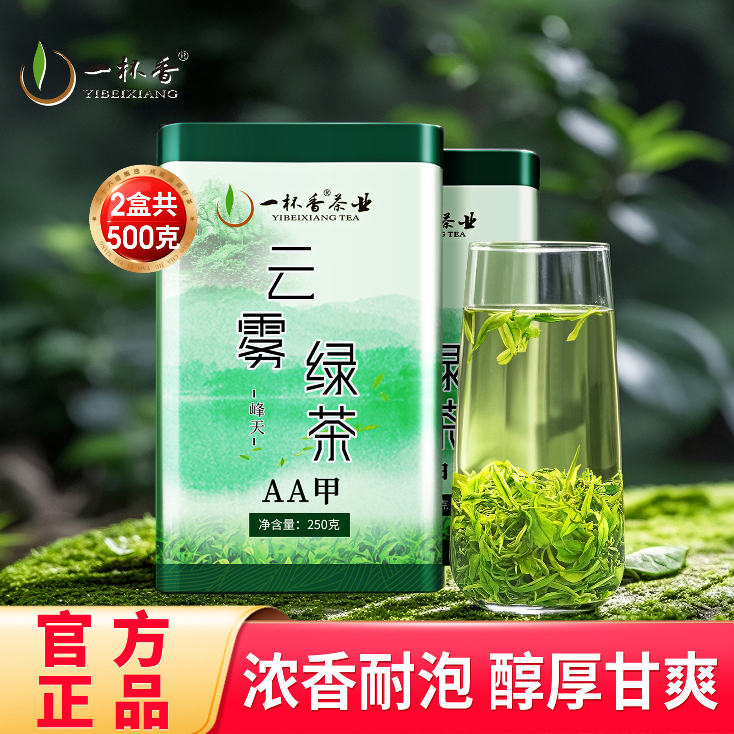 2025新茶一杯香云雾绿茶500g