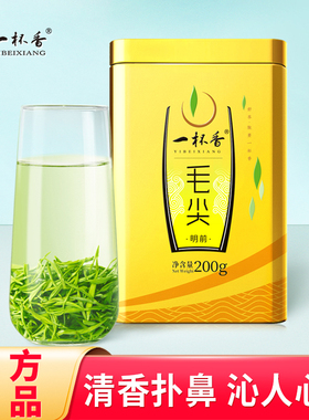 2025新茶明前一杯香毛尖茶叶绿茶200g信阳自己喝正品官方旗舰店