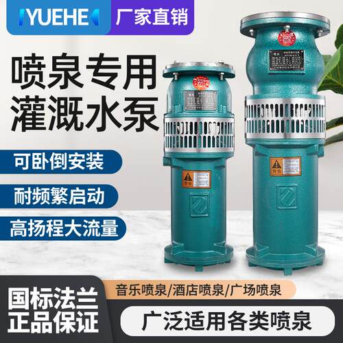 新款QYP油浸式潜水泵QSP喷泉专用泵水景景观喷泉380V大流包邮