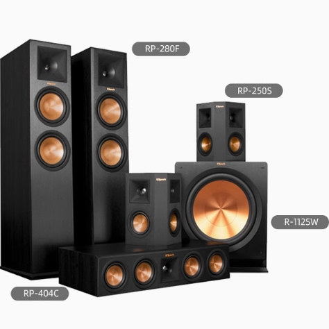 klipsch/杰士 RP-280F 家庭影院音响5.1组合套装hifi落地式音箱