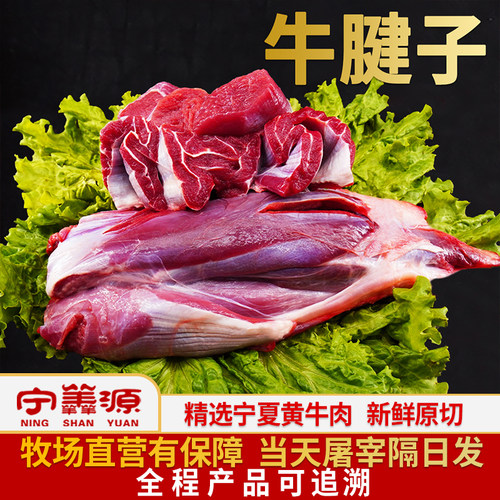 宁羴源宁夏黄牛肉牛腱子新鲜