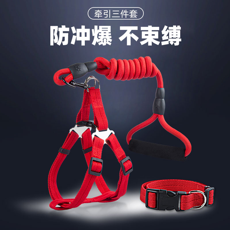 反光狗狗牵引绳狗绳狗狗项圈狗链