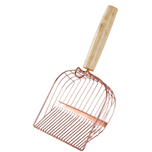 金属猫砂铲宠物专用铲二合一细孔细沙非不锈钢豆腐砂铲子铲屎工具