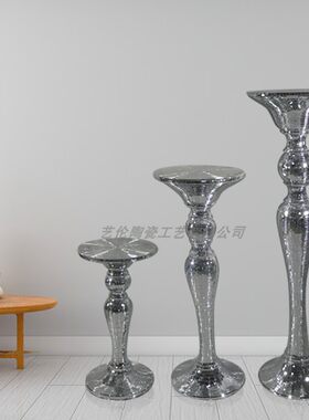 台灯商场玻璃钢装饰品落地大花瓶
