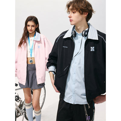 MANYSTON美式潮牌翻领防水外套男