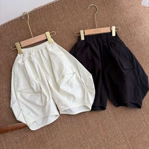 (米乐妈)儿童夏季韩版中性款休闲宽松云朵7分裤MK011