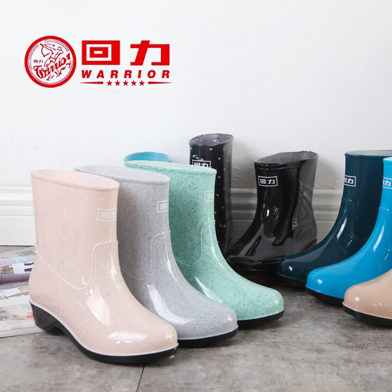 劳保雨鞋女时尚款外穿水鞋女雨靴女士防水鞋短筒防滑胶鞋水靴套鞋