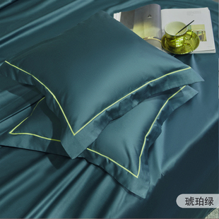 100s全棉贡缎靠垫套子床上卧室床头靠枕45 50 55 60 65抱枕套纯棉