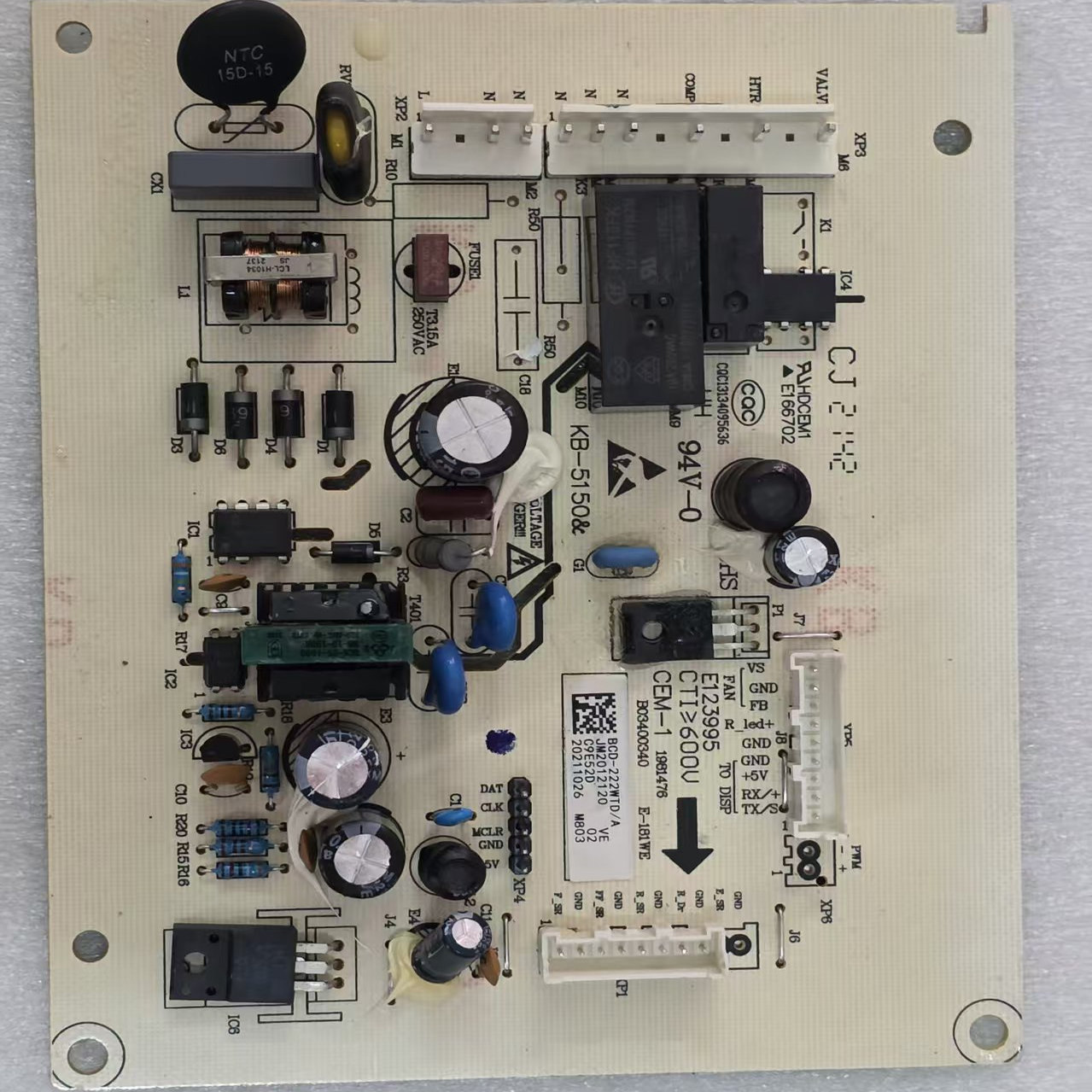 海信冰箱BCD-222WTD/A电脑板