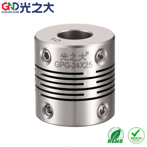 GND光之大传动GPG不锈钢平行线沟槽式联轴器伺服编码器连接DBC21